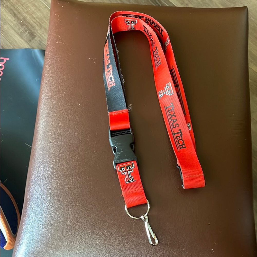 Texas Tech Red and Black Lanyard